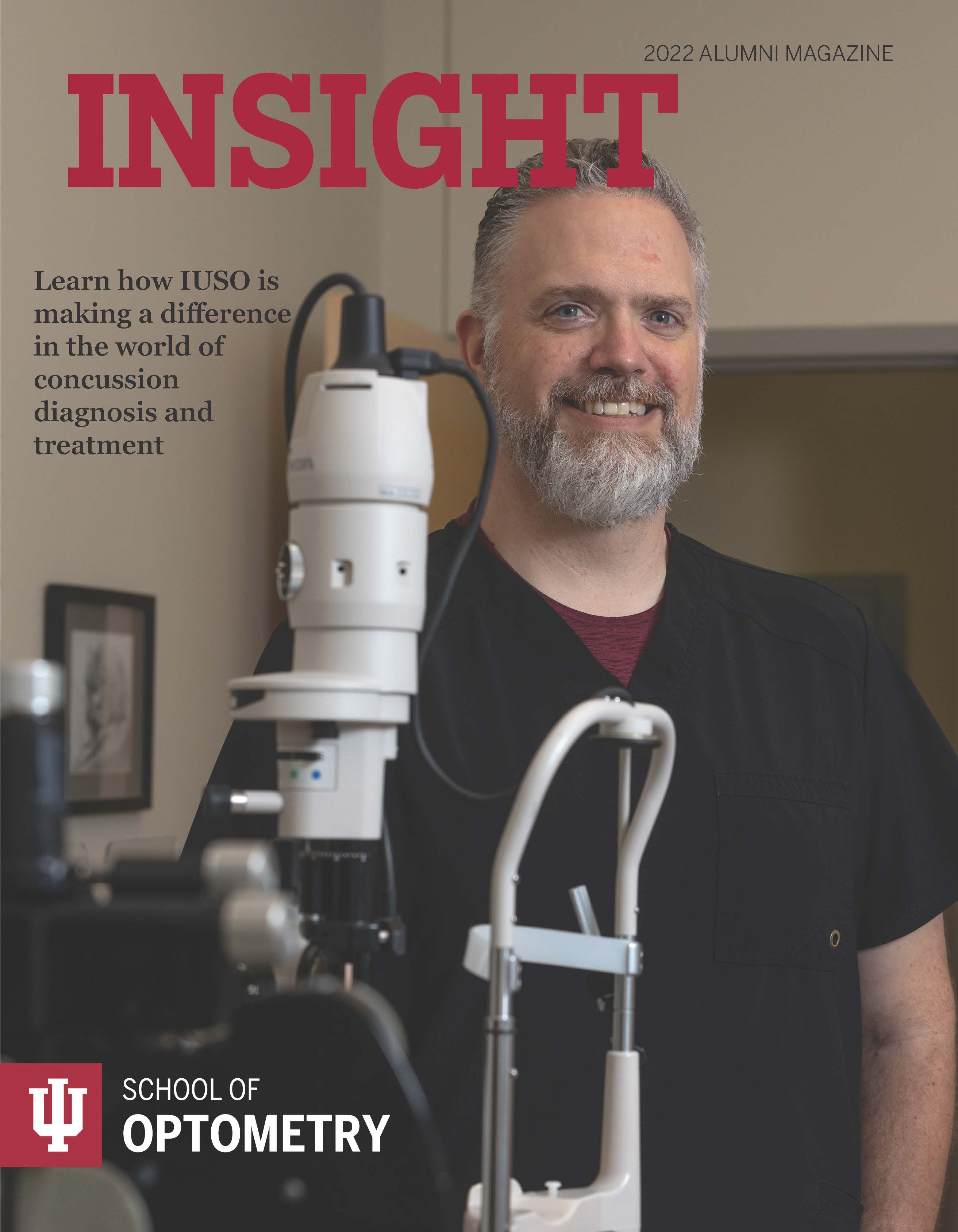 Dr. Don Lyon on the cover of the 2022 Insight Magazine